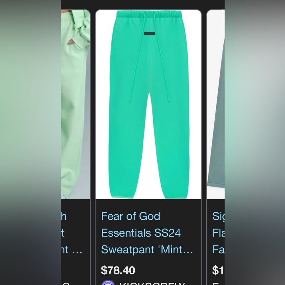 Unisex Essentials sweatpants SMALL